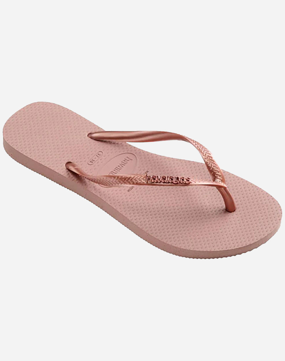HAVAIANAS SLIM LOGO METALLIC ŽABKY