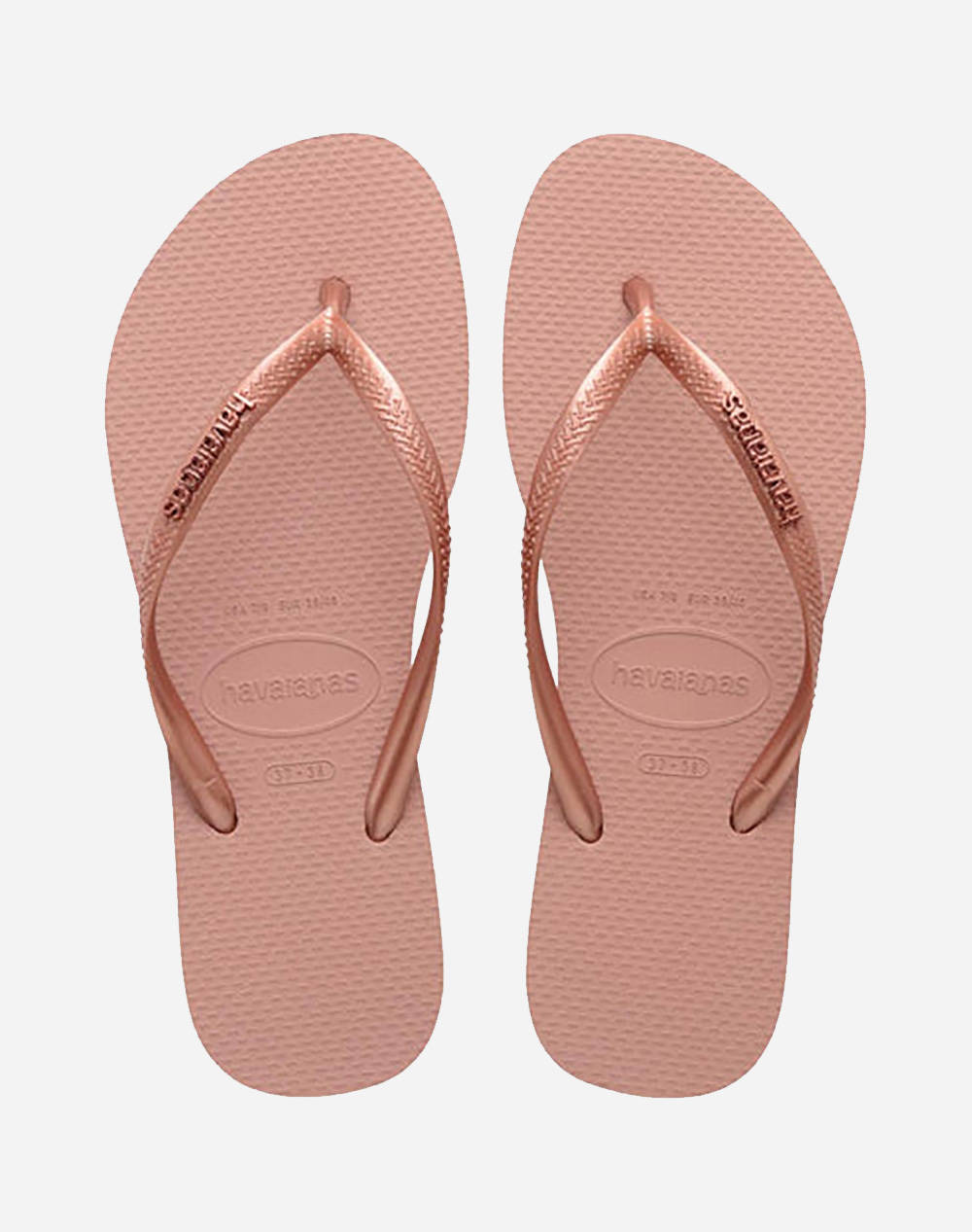 HAVAIANAS SLIM LOGO METALLIC ŽABKY