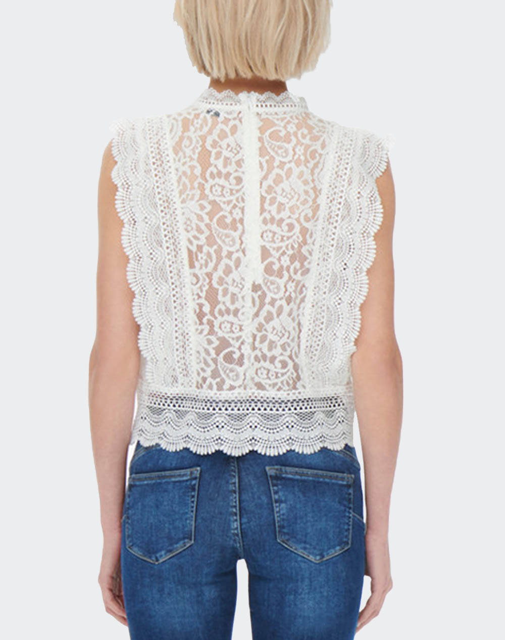 ONLY ONLKARO S/L LACE TOP NOOS WVN