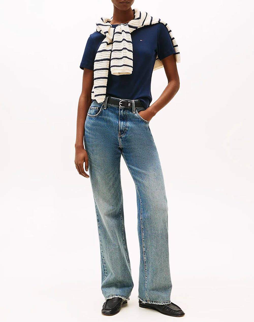 TOMMY HILFIGER NEW SLIM CODY C-NK SS