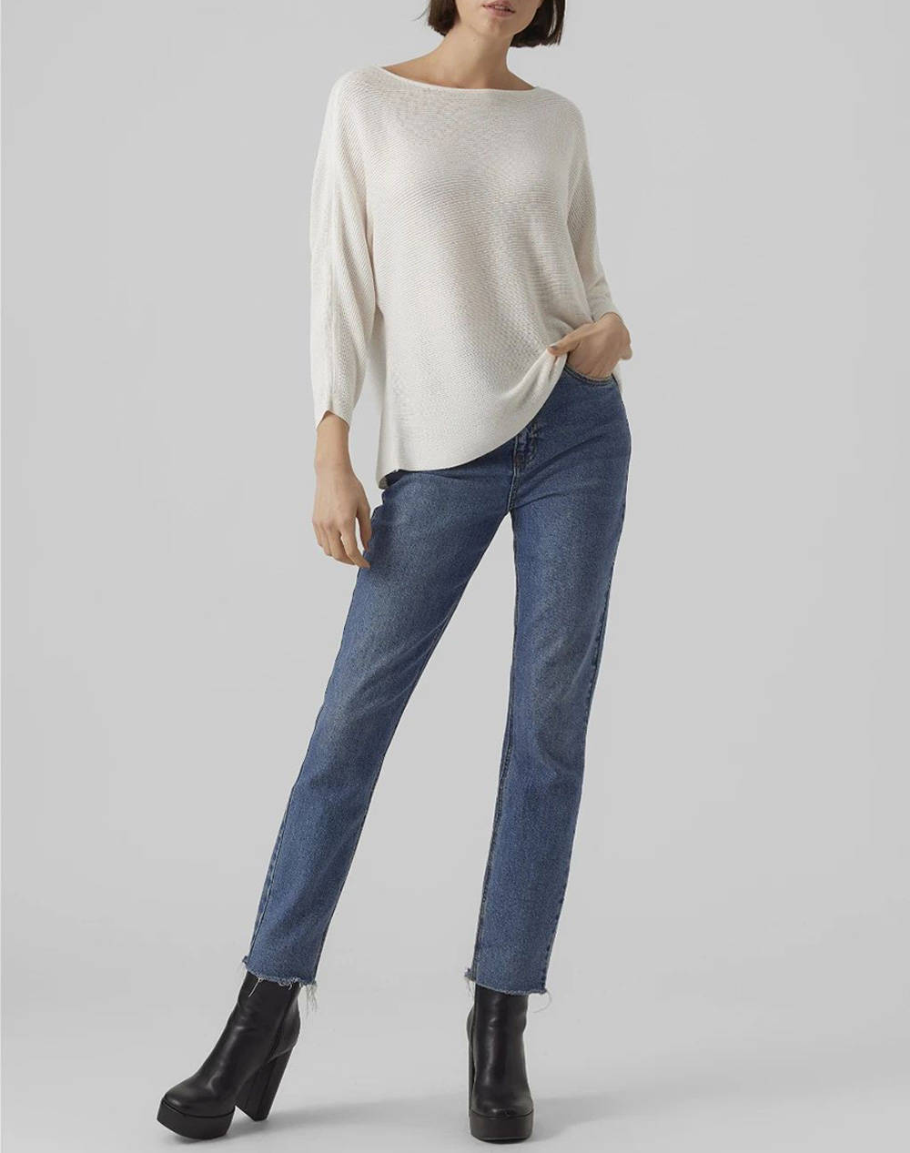 VERO MODA VMNORA BOATNECK BLOUSE NOOS