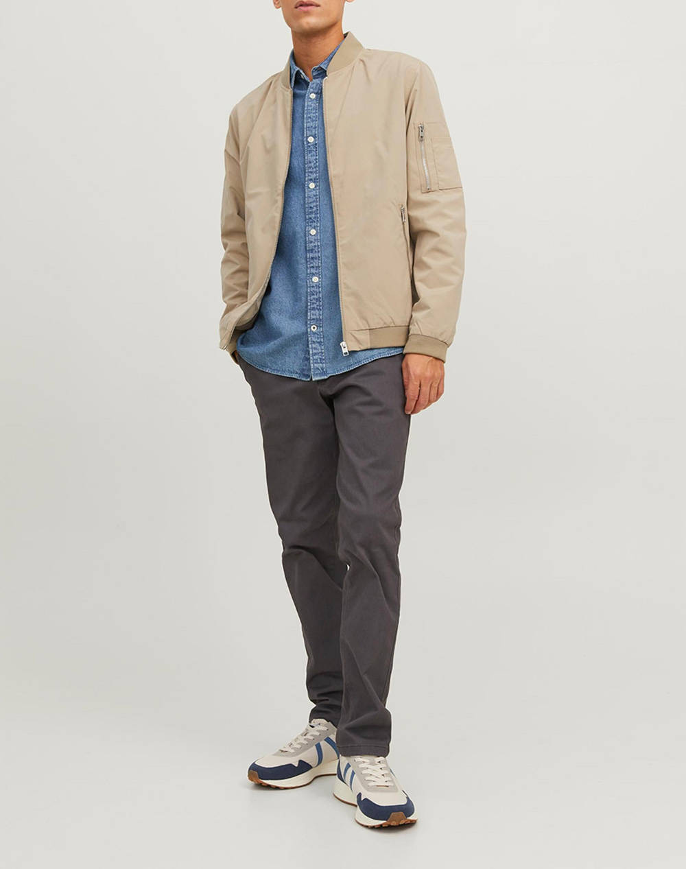 JACK&JONES JJERUSH BOMBER NOOS