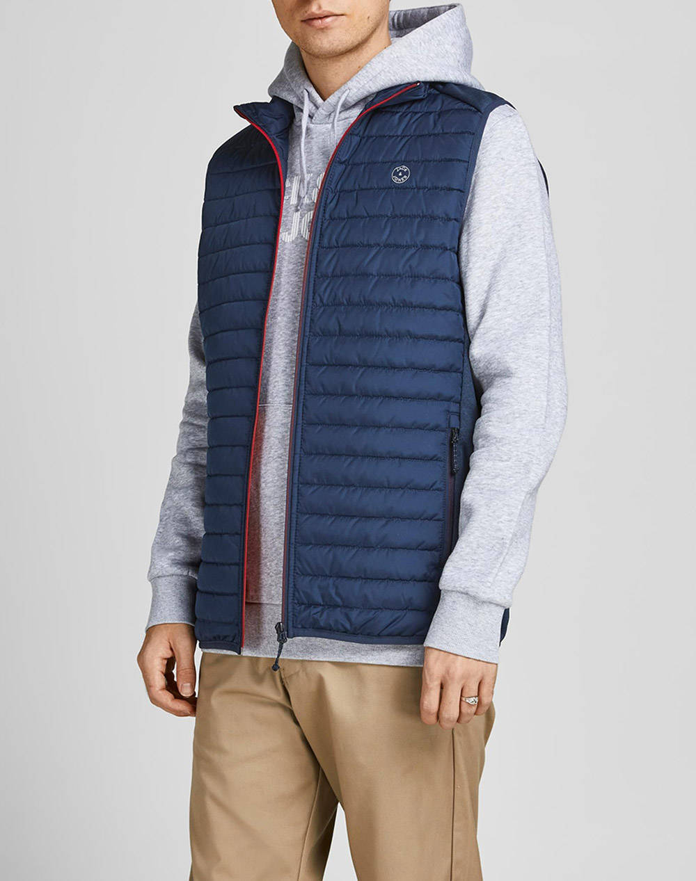 JACK&JONES JJEMULTI BODYWARMER COLLAR NOOS