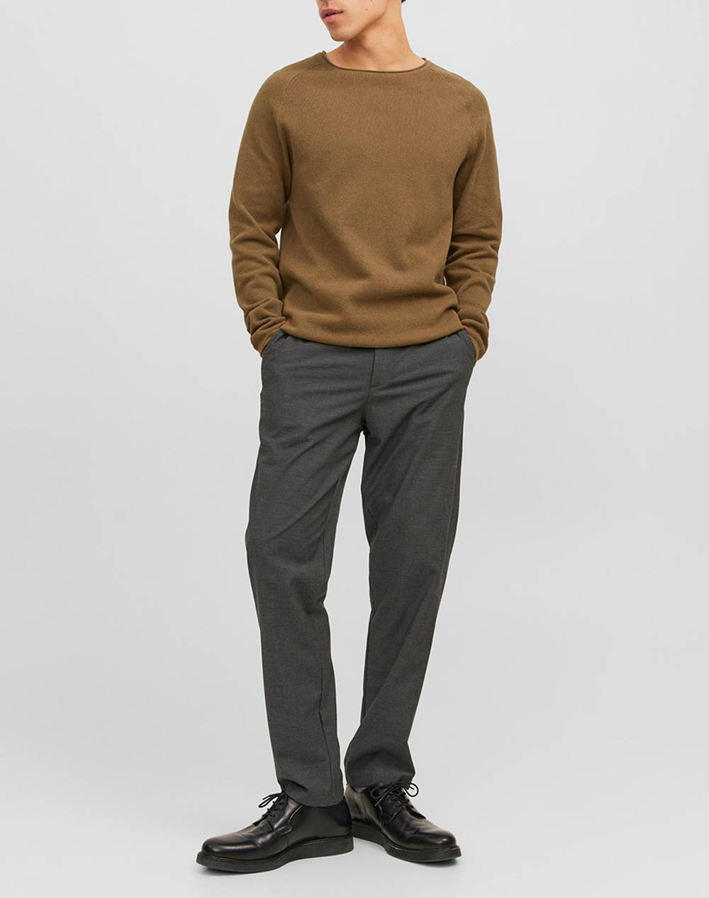 JACK&JONES JJEHILL KNIT CREW NECK NOOS