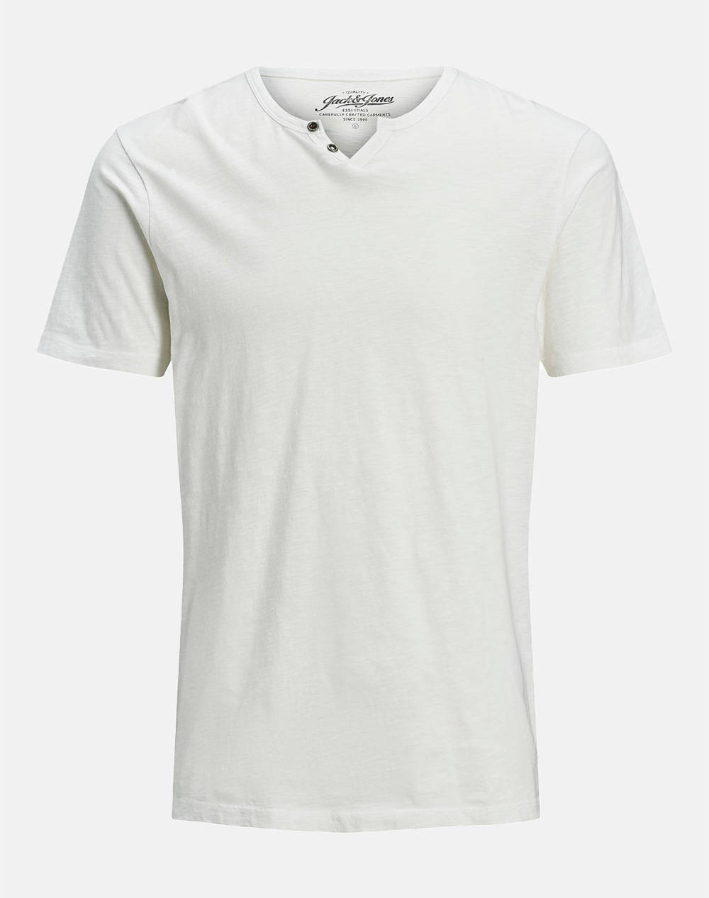 JACK&JONES JJESPLIT NECK TEE