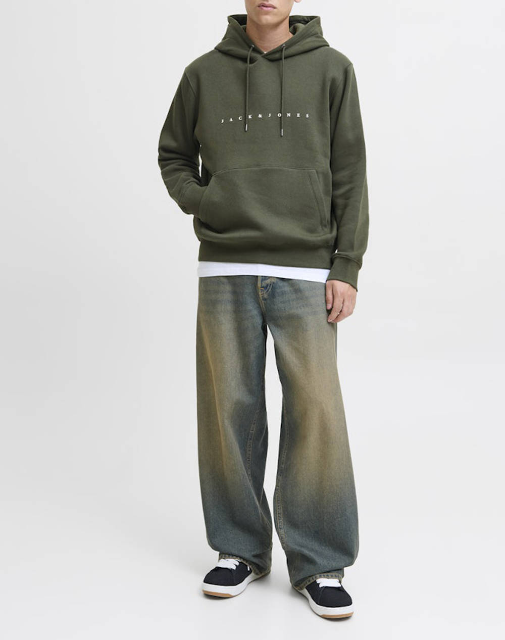 JACK&JONES JJESTAR JJ SWEAT HOOD NOOS