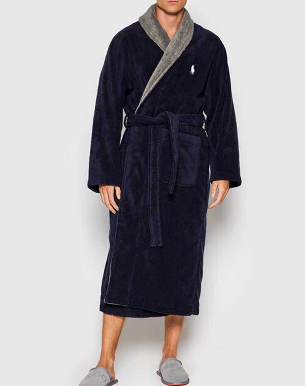 POLO RALPH LAUREN L/S SHAWL-SLEEP-ROBE