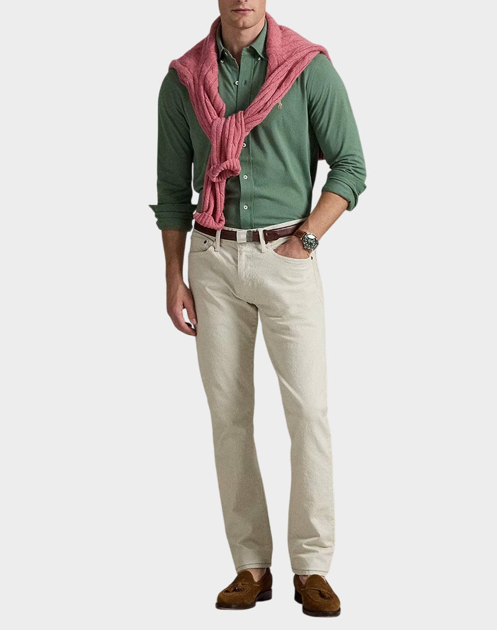 RALPH LAUREN LSFBBDM5-LONG SLEEVE-KNIT