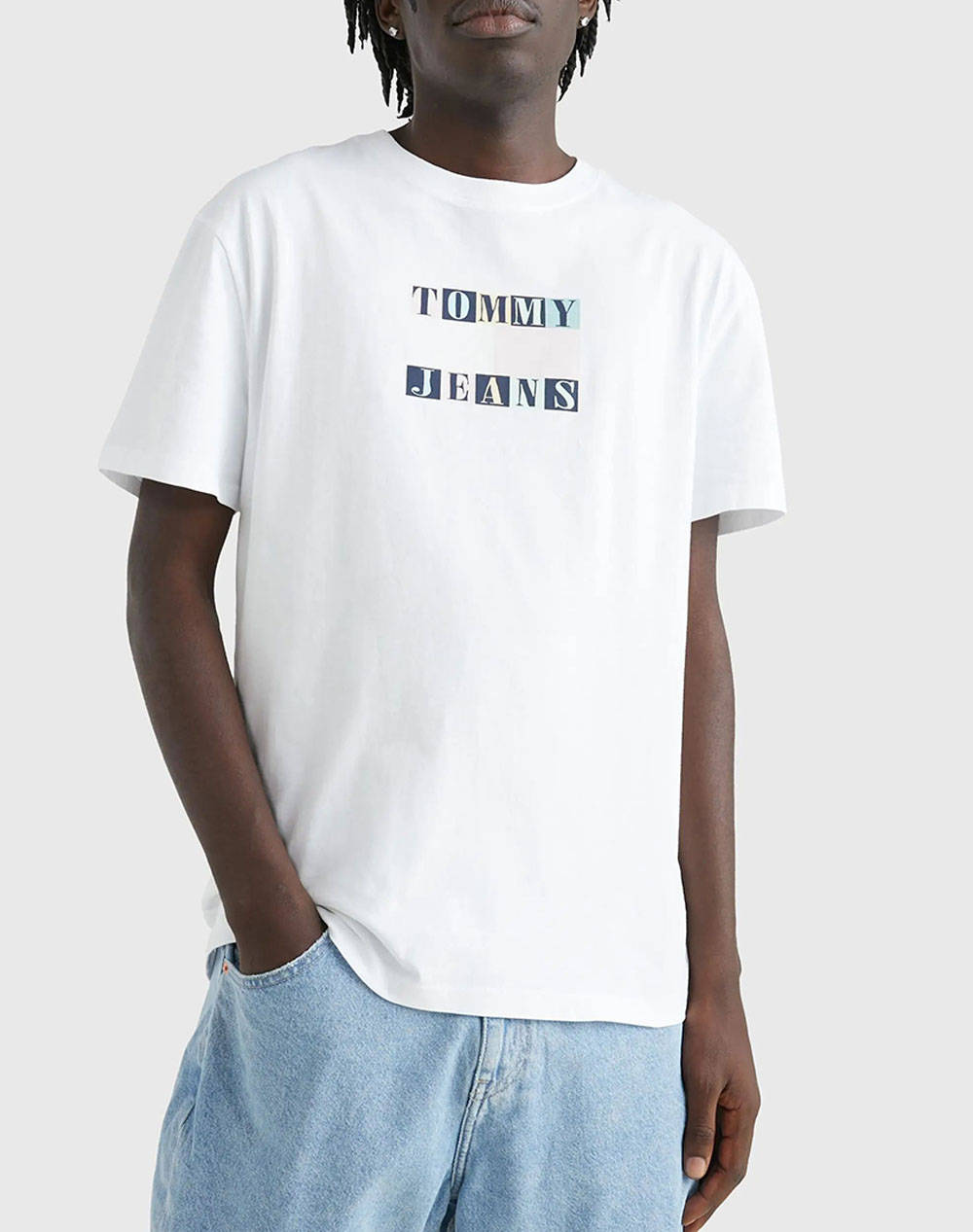 TOMMY HILFIGER TJM AOP FLAG TEE