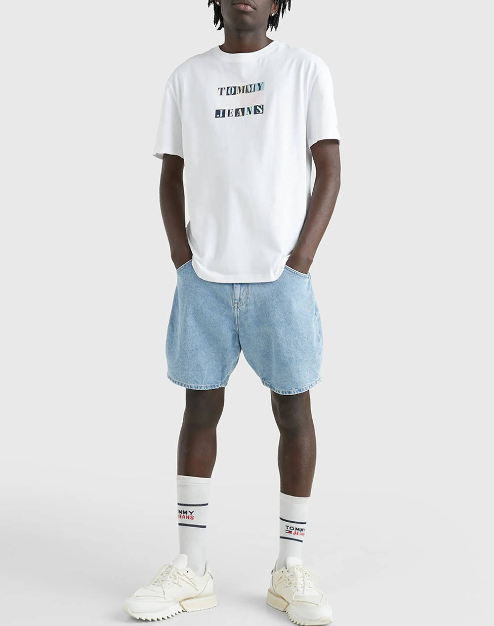 TOMMY HILFIGER TJM AOP FLAG TEE