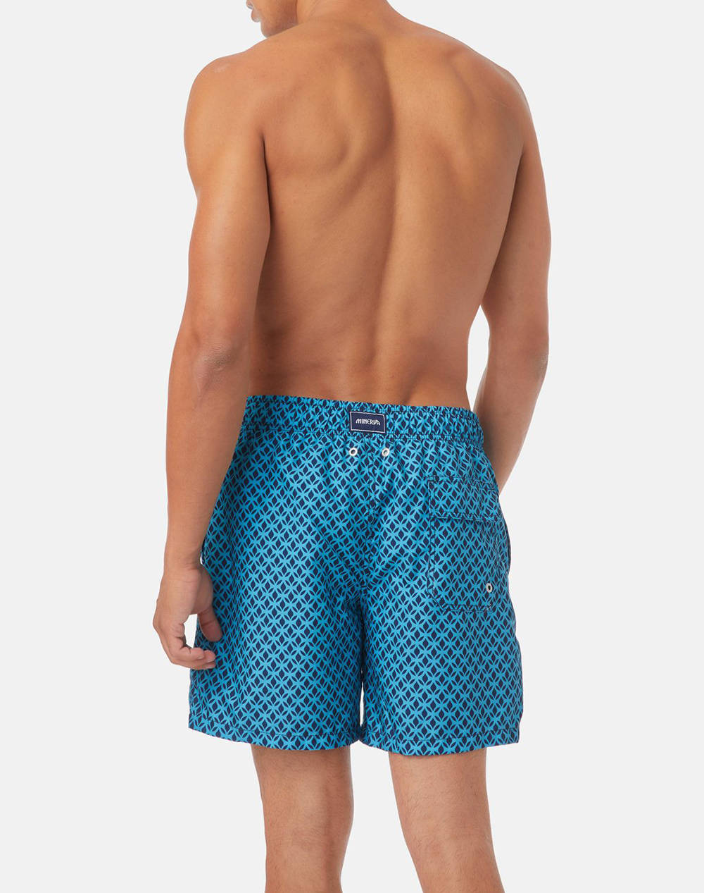 MINERVA MENS SWIM SHORT PRINTED