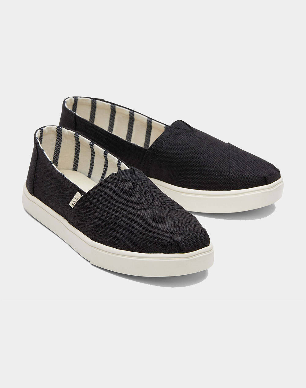 TOMS BLACK HERITAGE CANVAS WM ALPR ESP