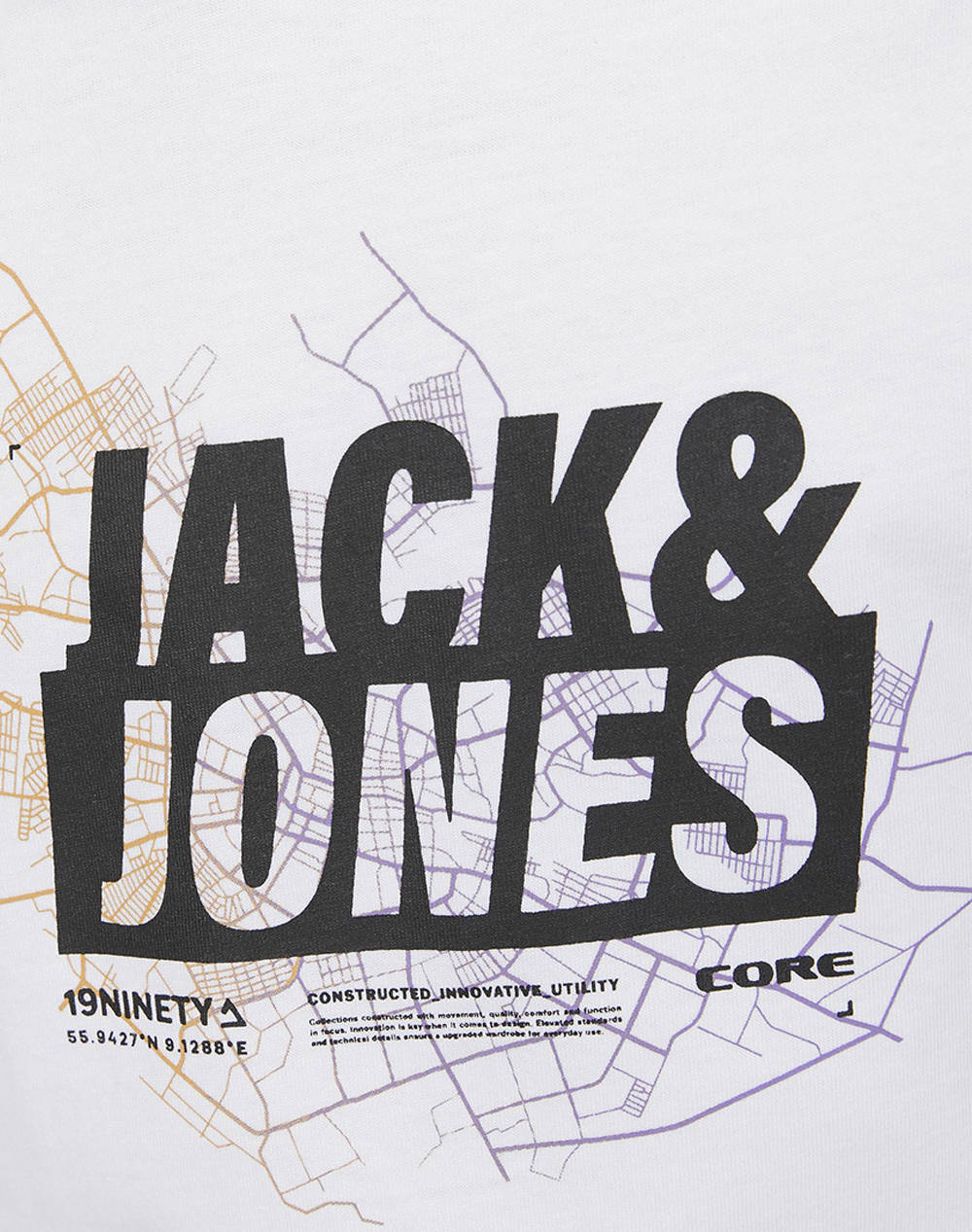 JACK&JONES JCOMAP LOGO TEE CREW NECK JNR