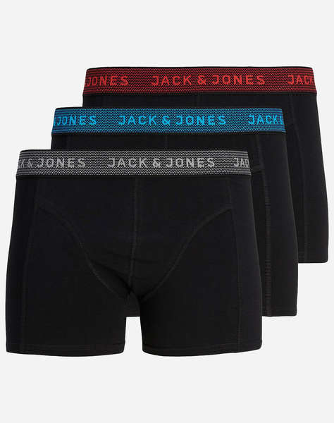 JACK&JONES JACWAISTBAND TRUNKS 3 PACK NOOS