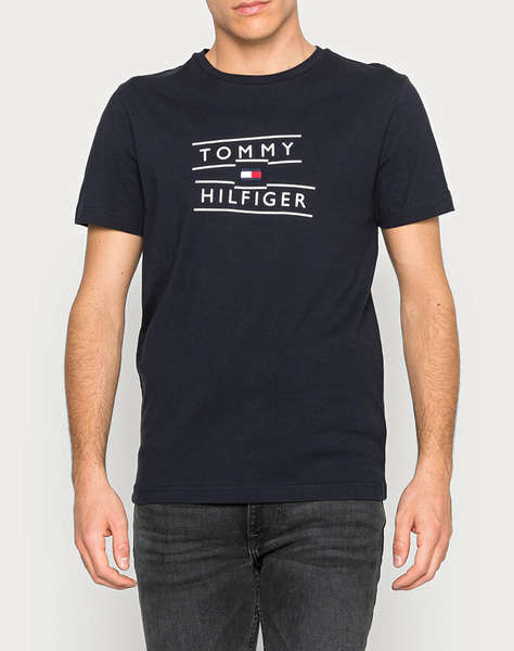 Tommy HILFIGER TAPING STACKED LOGO TEE