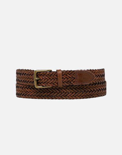 RALPH LAUREN BRD BLT-CASUAL-SMOOTH LEATHER