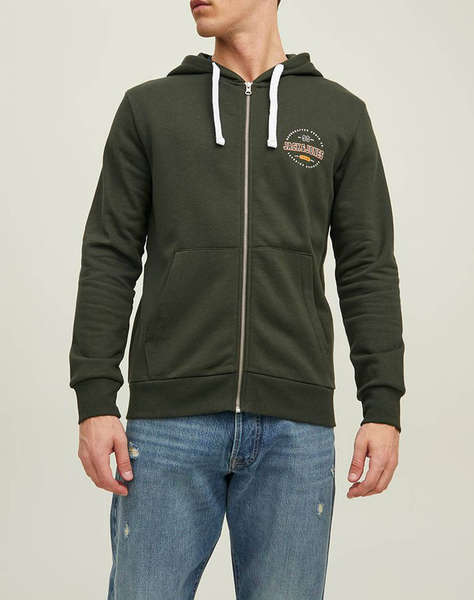 JACK&JONES JJSTAMP ZIP HOOD SMALL
