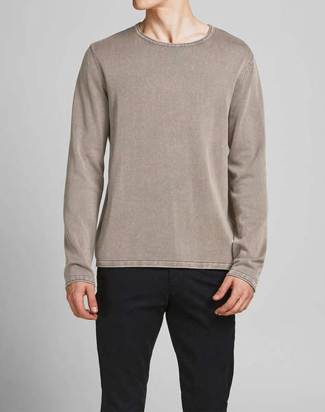 JACK&JONES JJELEO KNIT CREW NECK NOOS