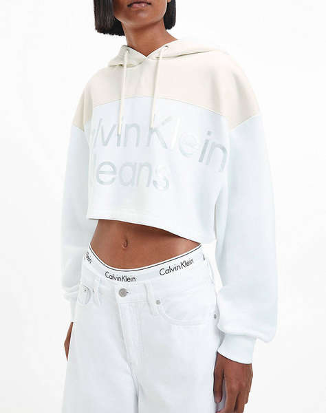 CALVIN KLEIN SHINY INSTITUTIONAL MIKINA