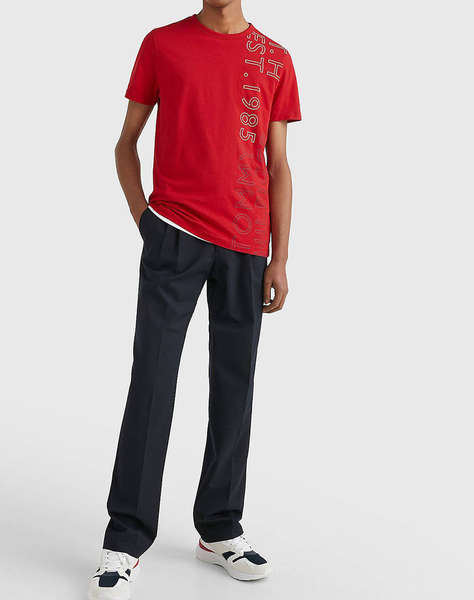 TOMMY HILFIGER OFF PLACEMENT TEE