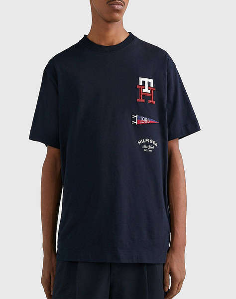 TOMMY HILFIGER MULTI BADGE ICON TEE