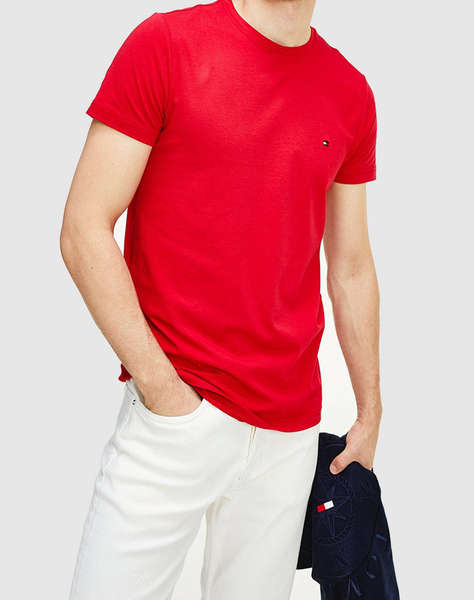 TOMMY HILFIGER STRETCH SLIM FIT TEE