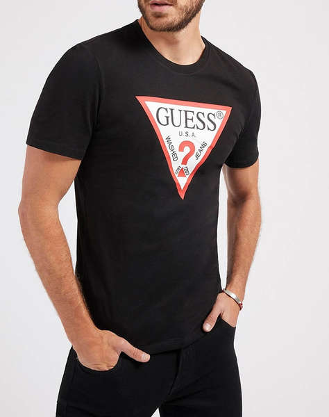 GUESS CN SS ORIGINAL LOGO TEE PÁNSKÁ HALENKA