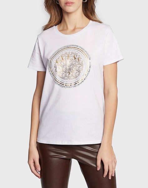 GUESS SS GUESS WATCH LOGO EASY TEE DÁMSKÁ HALENKA