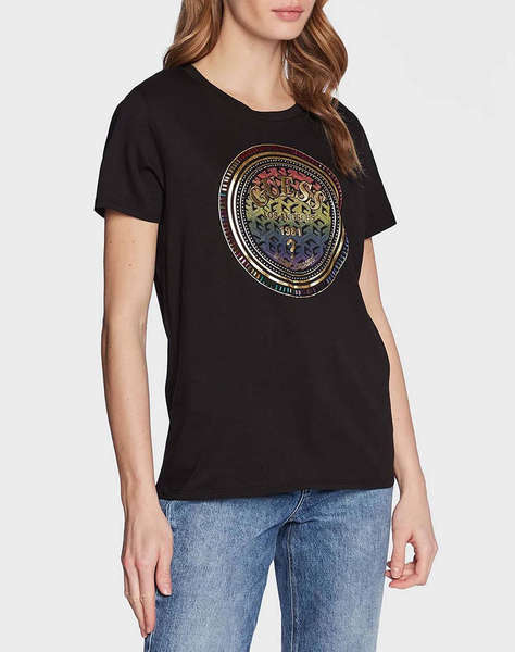 GUESS SS GUESS WATCH LOGO EASY TEE DÁMSKÁ HALENKA
