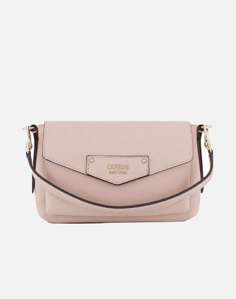 GUESS ECO BRENTON FLAP SHOULDER BAG DÁMSKÁ KABELKA (Rozměry 23x16x8 cm)
