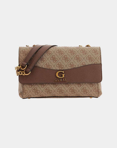 GUESS NELL LOGO CNVRTBLE XBODY FLAP DÁMSKÁ KABELKA ( Rozměry: 26 x 16 x 9 cm )