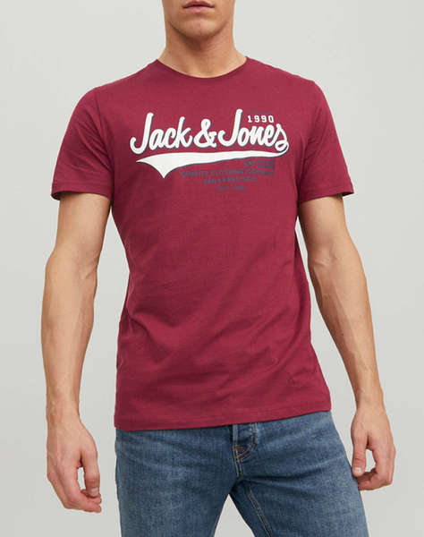 JACK&JONES JJELOGO TEE SS O-NECK 2 COL SS23 SN