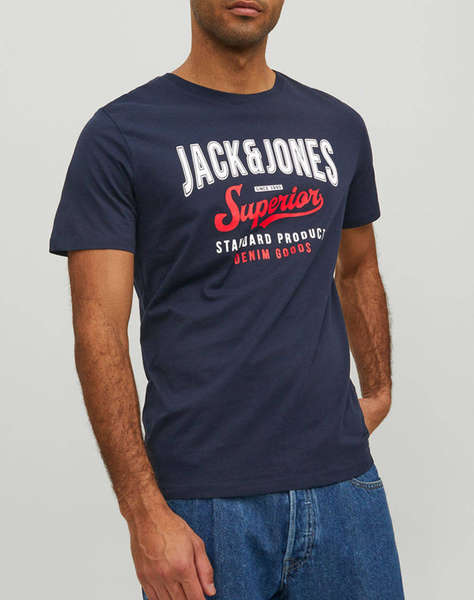 JACK&JONES JJELOGO TEE SS O-NECK 2 COL SS23 SN