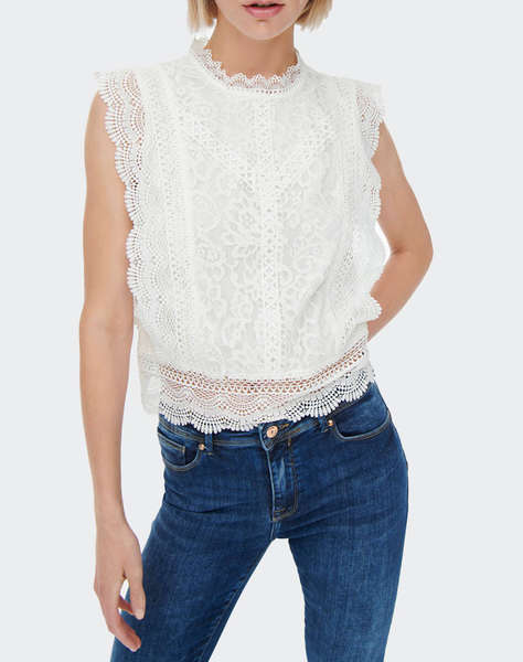 ONLY ONLKARO S/L LACE TOP NOOS WVN