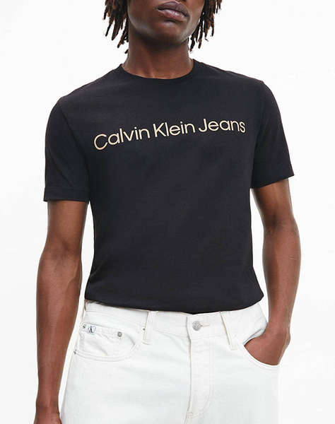 CALVIN KLEIN INSTITUTIONAL LOGO SLIM TEE