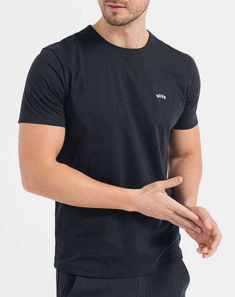 BOSS JERSEY Tee Curved