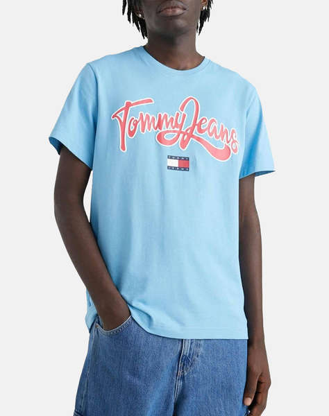 TOMMY HILFIGER TJM REG COLLEGE POP TEXT TEE