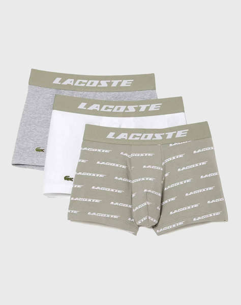 LACOSTE SET 3 KS SPODNÍHO PRÁDLA TRUNK PACK 3 TRUNKS