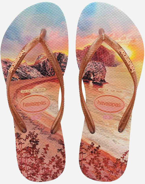 HAVAIANAS SLIM PAISAGE MACARON ŽABKY