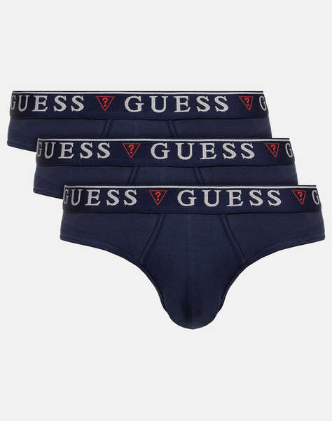 GUESS BRIAN HERO BRIEF 3PACK PÁNSKÉ SPODNÍ PRÁDLO