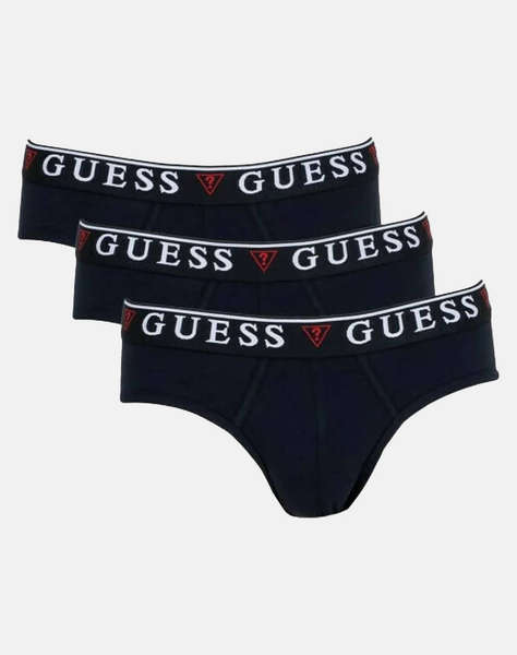 GUESS BRIAN HERO BRIEF 3PACK PÁNSKÉ SPODNÍ PRÁDLO