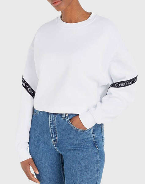 CALVIN KLEIN LOGO TAPE SWEATSHIRT