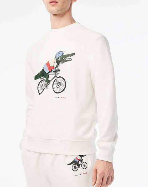 LACOSTE NETFLIX HALENKA DR SWEATSHIRT