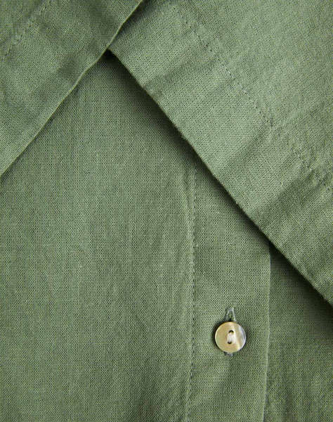 JJXX JXLULU SS CROPPED LINEN BLEND SHIRT