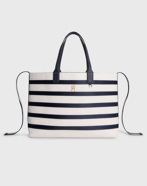 TOMMY HILFIGER ICONIC TOMMY TOTE STRIPES (Rozměry: 50 x 14 x 32 cm)