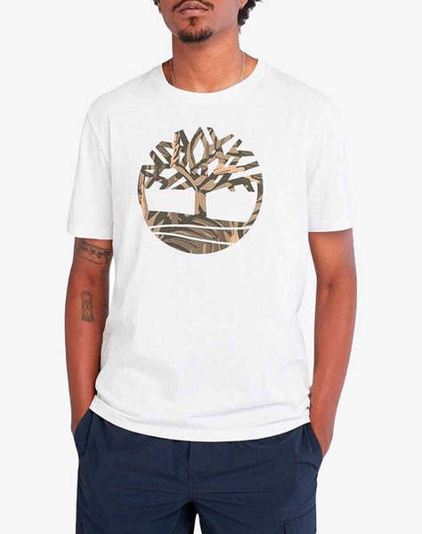 TIMBERLAND SS TREE LOGO CAMO TEE