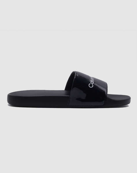 CALVIN KLEIN SLIDE SILVER MONOGRAM