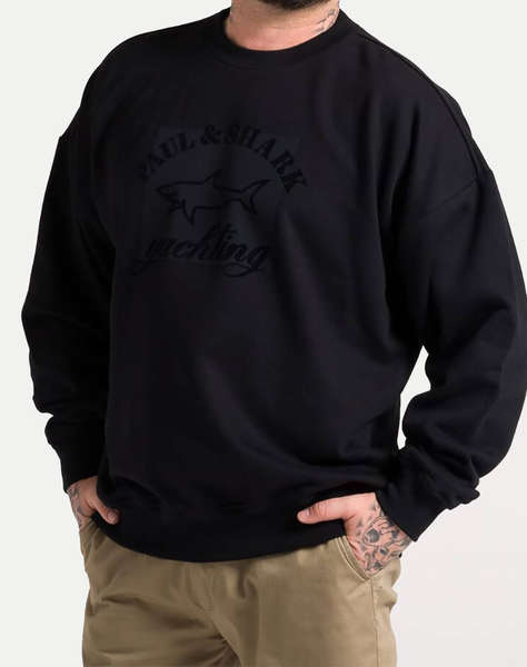 PAUL&SHARK MEN''S KNITTED SWEATSHIRT C.W. COTTON