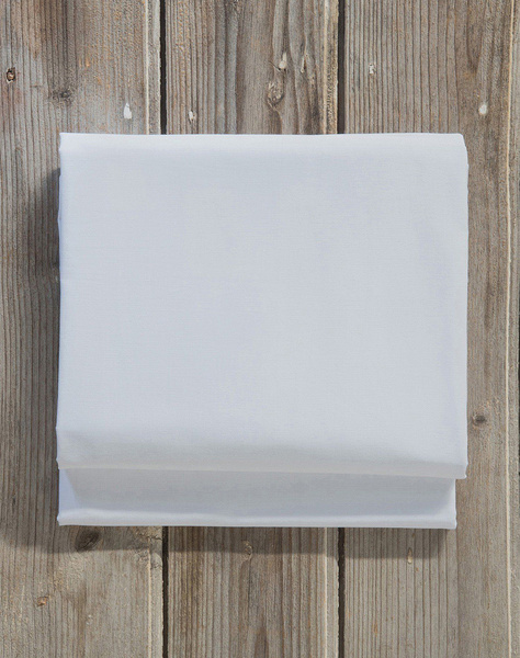 NIMA Prostěradlo Dvoulužkové s gumou Primal - White (Rozměry: 160x200+32cm)