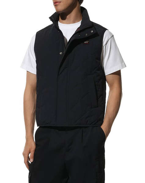 PAUL&SHARK MEN''S QUILTED WAISTCOAT T YPHOON